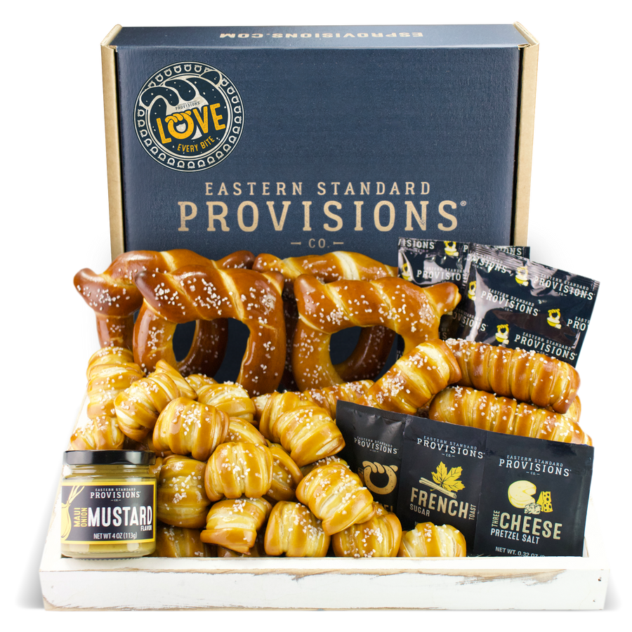 Soft Pretzels, Salts & Sauces Variety Box - ESPCO R1