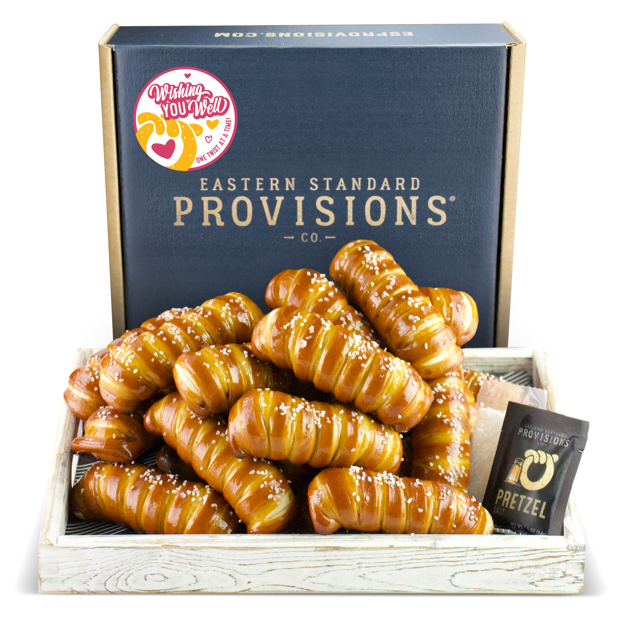 Turnbuckle Soft Pretzel Box - Well Wishes